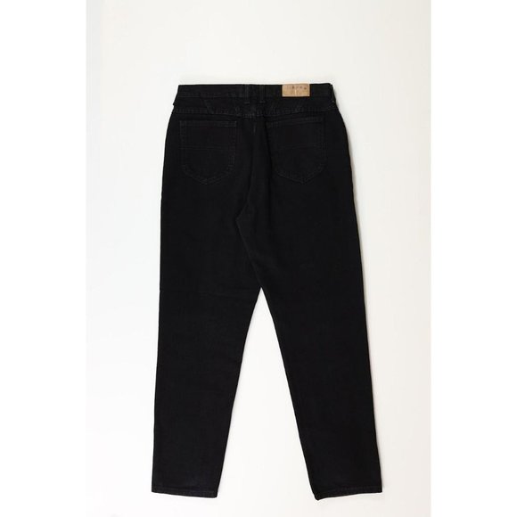 Vintage 90s Lee Riders Black Denim Tapered Jeans - Picture 4 of 7